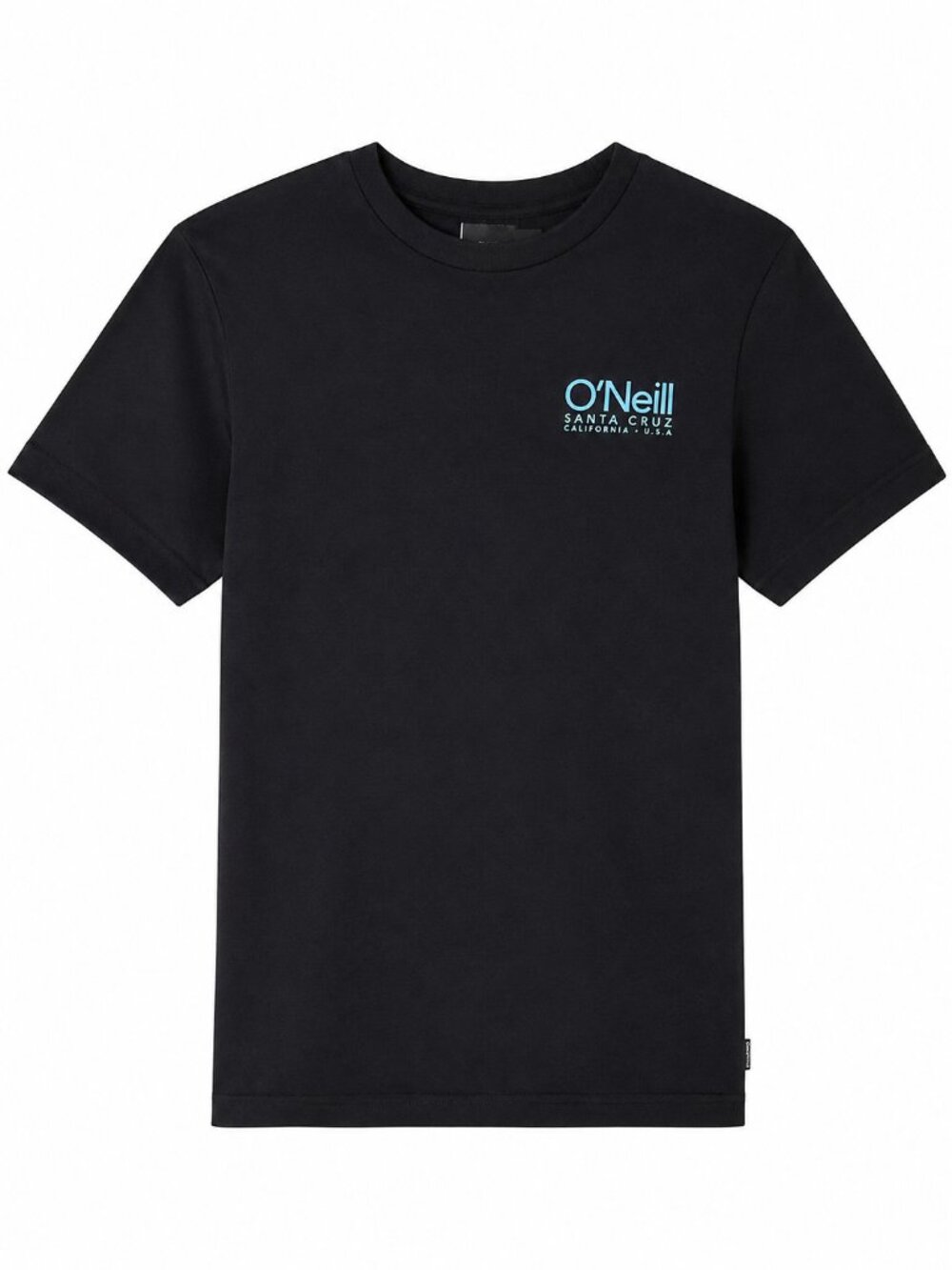 O'Neill Youth XL 14/16 T-Shirt Black Turquoise Cotton Tee NWOT